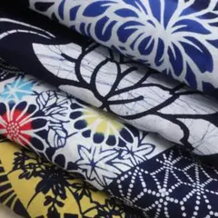 RM576 注染 浴衣 まとめて3枚 綺麗 美品 着用可 - メルカリ