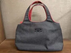 SAVOY ハンドバッグ グレー/レッド