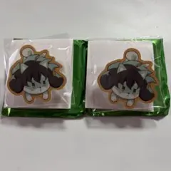 鬼滅の刃　バレンタイン&ホワイトデー　アニマルクッキーバッジ　時透無一郎　2個のサムネイル