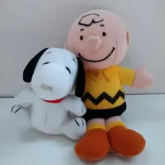 PEANUTS ヌーピー &チャーリーブラウン ぬいぐるみ vintage