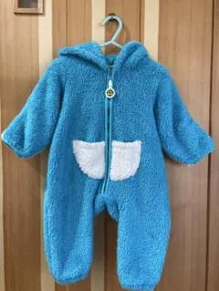 ドラえもん　カバーオール フリース着ぐるみ もこもこ　秋冬ぴったり　70