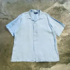 Ralph Lauren CALDWELL ボーダー オープンカラーシャツ - メルカリ
