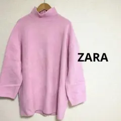 ZARA ザラ ピンク ハイネック ニット