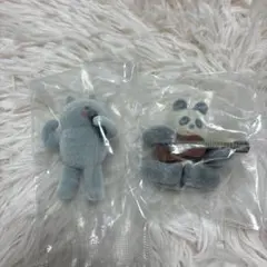 nonakoのぬいぐるみ　ねこ・パンダセット
