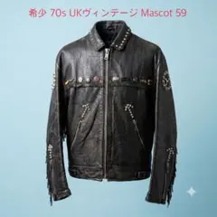 Y10 UKヴィンテージ 70s Mascot マスコット 59クラブ スタッズのサムネイル