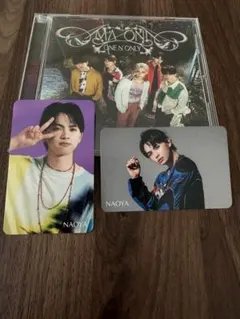 ONE AND ONLY CD + NAOYA特典カード2枚