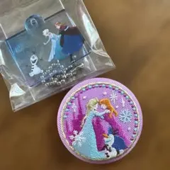 ディズニー 刺繍缶バッジ アナと雪の女王