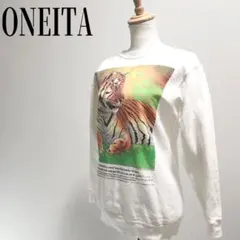 90S USA製 ヴィンテージ タイガープリント スウェット ONEITA