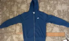 Nike ネイビー フルジップパーカー