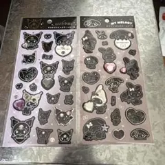 な*ん様 Kuromi & My Melody シール 2シートセット