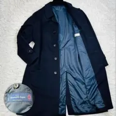 極美品 Ermenegildo Zegna ダークネイビー チェスターコート M