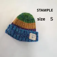 STAMPLE ニット帽 　 ビーニー　男の子　ベビー　Ｓサイズ(48〜50)のサムネイル