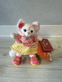 香港ディズニー リーナベル 春節デザイン ぬいぐるみ キーチェーン