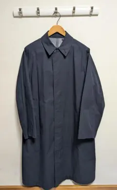 UNIQLO U ブロックテックステンカラーコート ブラックL 416629