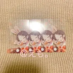 倉本千奈 学園アイドルマスターGIGO クリアカード 第二弾 4枚セット