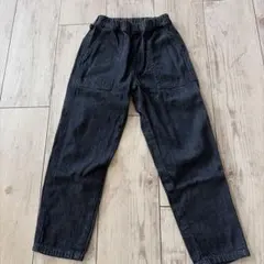 Lee デニム ロングパンツ ブラック ウエストゴムのサムネイル