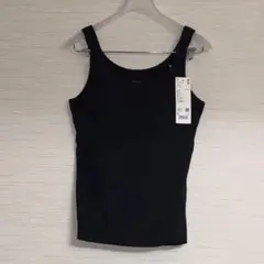 ユニクロ　エアリズムコットンブラタンクトップ　ブラック　Lサイズ