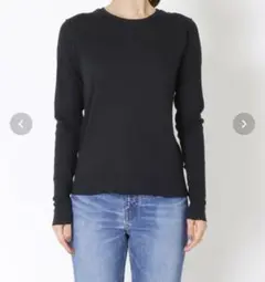 sifon tereco long tee(シフォンクルーネックロングTシャツ)のサムネイル