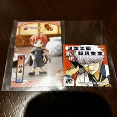 銀魂 ジャンフェス 銀八 ミニブロマイド　神威 パルバース ステッカー