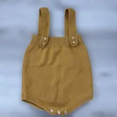 gii&niya ニットロンパース ボタン 韓国子供服 73㎝