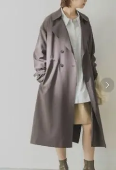 【美品】URBAN RESEARCH ウエストドロストトレンチコート