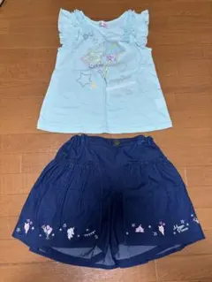 メゾピアノ　Tシャツ　キュロット 130センチ　セット