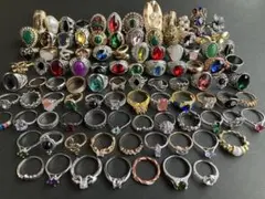 i*ル様 100点セット　アクセサリー　リング　指輪　大量　大粒など　セット　ま