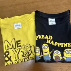 ミニオンTシャツ Mサイズ GU 2枚セット