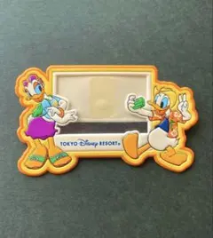 東京ディズニーリゾート ネームホルダー ドナルド・デイジー 平成レトロ