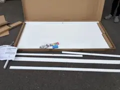 未使用ホワイトボード 移動式 両面 大型 キャスター付き マーカー・マグネット付