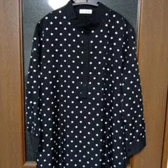 大きいサイズ●水玉ロングワンピース