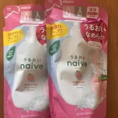 クラシエナイーブボディソープ桃の葉エキス配合詰替用 360ml×2袋　液体タイプのサムネイル