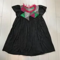 スナオクワハラ　パッチワーク　ワンピ