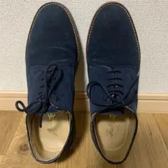 スエード　レースアップシューズ