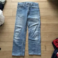 極上 60s levi's 501 BIGE デカ文字 ゴールデンサイ - メルカリ