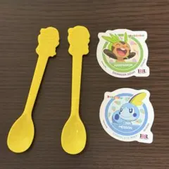 ポケモン 31 ヒトカゲ ゼニガメ メッソン ハリマロン ステッカー スプーンのサムネイル