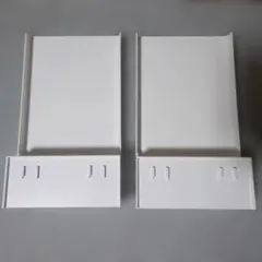 tower ルーター収納タワー L ホワイト 2個セットのサムネイル