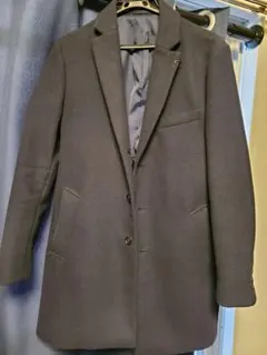 美品⭐︎メンズ　ネイビー チェスターコート