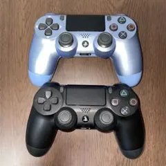 DualShock 4 コントローラー チタン・ブルー　ブラック 2個セット