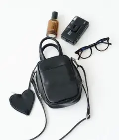 CIAOPANIC TYPY ハートポーチ付きマルチウェイBAG ブラック