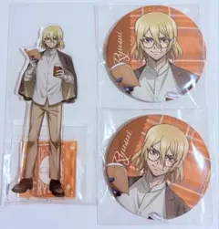 くじ引き堂 Dr.STONE 読書の秋編 七海龍水 アクリルスタンド＆缶バッジ