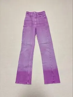 ZARA ピンク ストレートデニム　 EUR 32（M）