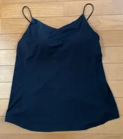 UNIQLO×マメクロゴウチエアリズムコットンブラキャミソールLサイズ ブラック