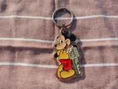 オールドミッキーマウス アクリルキーホルダー 鍵モチーフ