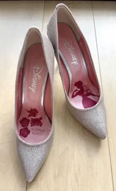 ダイアナ　ラプンツェル　ディズニーコラボ　フラットパンプス　グリッター　24 ダイアナ DIANA ディズニーコレクション プリンセス「ラプンツェル