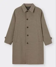 GU バルマカーンコート　チェック Ｓ