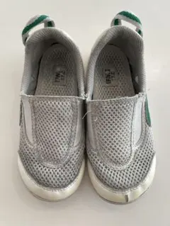 イフミー　メッシュスリッポンシューズ　緑