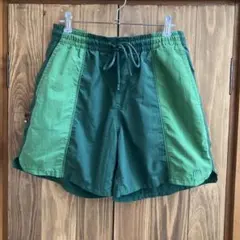 UNIQLO × JW ANDERSON バイカラー ハーフパンツ 【S】 緑