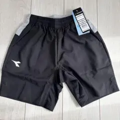 ディアドラ　ハーフパンツ　サッカー　ジュニア　140 黒　新品　ウエア