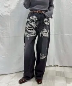 AmeriVINTAGE UND HARD DAMAGE LOOSE DENIMのサムネイル